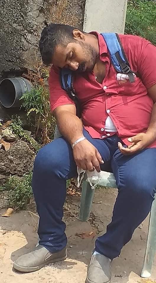 கதிரையில் அமர்ந்தவாறு இளைஞன் மரணம்……