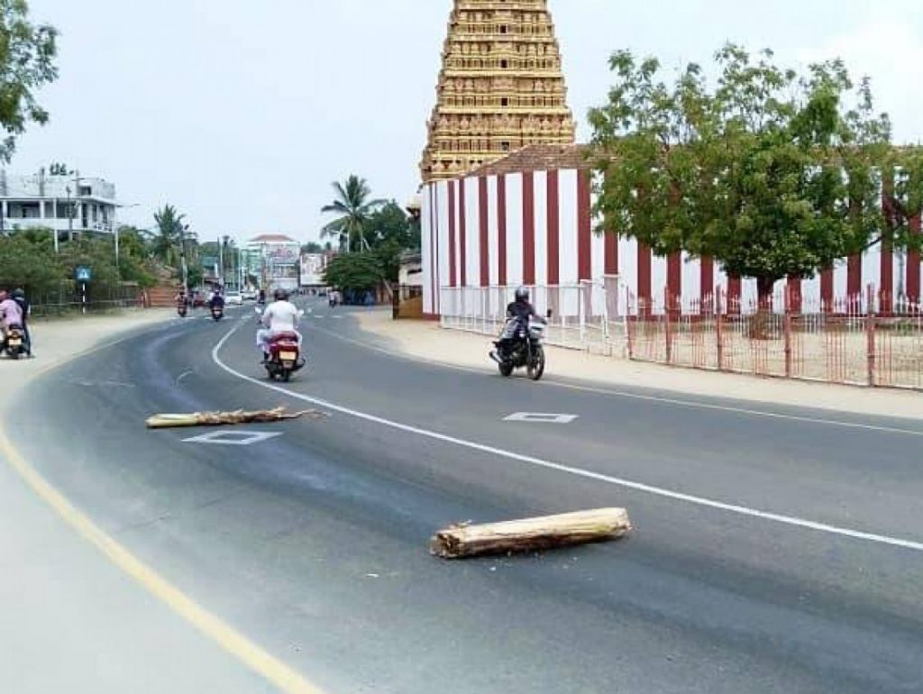 நல்லூர் வீதி எங்கும் ஊற்றப்பட்ட எண்ணெய்; உடனடி நடவடிக்கை எடுத்த மாநகர முதல்வர்