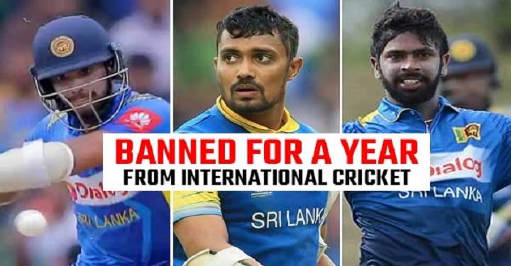 தனுஷ்க குணதிலக, குசல் மெண்டிஸ்- டிக்வெல்லவுக்கு ஓராண்டு தடை: 10 மில்லியன் ரூபாய் அபராதம்