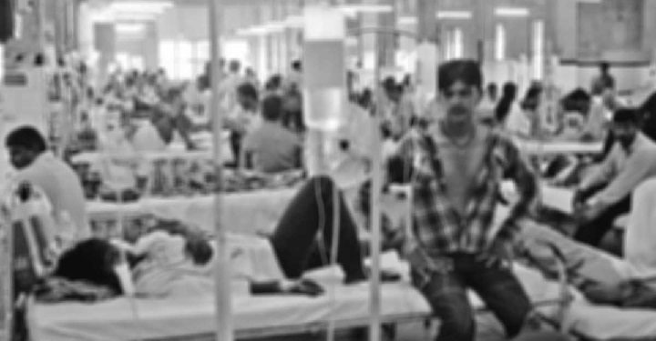 வைத்தியசாலையில் வசதிகள் போதுமானதாக இல்லையென கூறி கொரோனா நோயாளிகள் போராட்டம்!