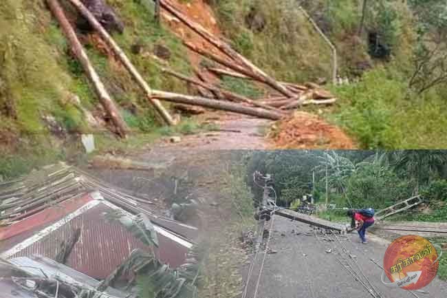 சீரற்ற வானிலை காரணமாக பதுளை மாவட்டத்தில் பாரிய சேதம்-Karihaalan news