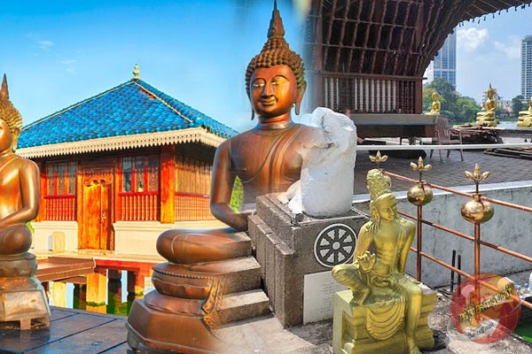 பௌத்த விகாரைக்குள் இந்து தெய்வங்கள்!