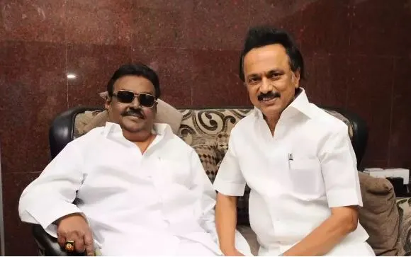 இன்றைய தினம் பிறந்த நாளைக் கொண்டாடிவரும் தேசிய முற்போக்கு திராவிட கழகத்தின் தலைவரும், நடிகருமான விஜயகாந்திற்குKarihaalan News