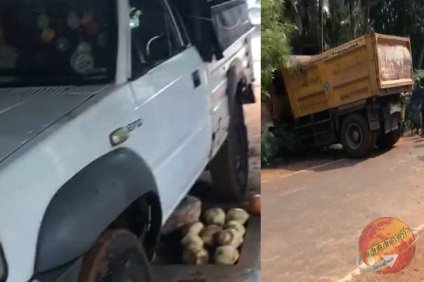 யாழில் ஆலய வழிபாட்டில் ஈடுபட்டிருந்த மூதாட்டியை மோதிய லொறி