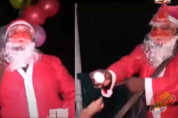 தென்னிலங்கை மக்களுக்கு கிறிஸ்மஸ் தாத்தா வழங்கிய பரிசுப் பொருட்கள்