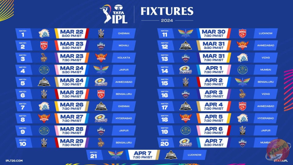 ஐ.பி.எல் ரசிகர்களுக்கான மகிழ்ச்சி அறிவிப்பு: வெளியான போட்டி அட்டவணை!