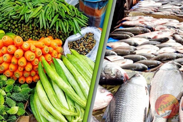 மரக்கறி, மீன்களின் விலைகள் திடீர் அதிகரிப்பு