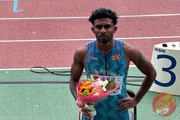 ஜப்பானில் நடைபெற்ற ஓட்டப் பந்தயத்தில் இலங்கைக்கு தங்க பதக்கம்