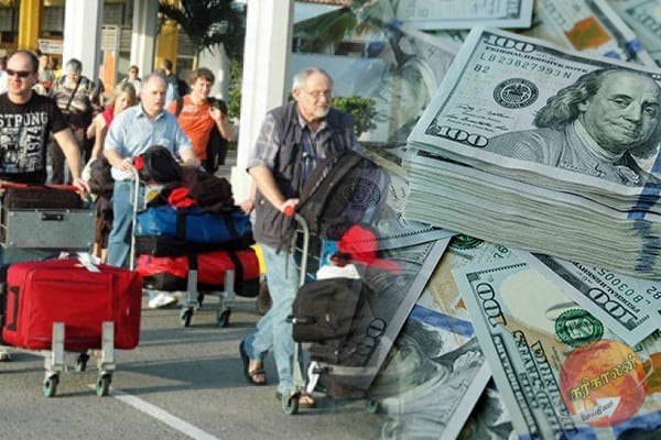 வெளிநாடுகளில் இருந்து வந்த பயணிகளால் இலங்கைக்கு ஏற்பட்டுள்ள நன்மை