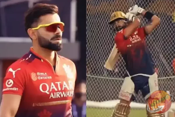 பயிற்சியில் ஈடுபட்டு வரும் விராட் கோஹ்லி ; இணையத்தில் வைரலாகி வரும் புகைப்படம்