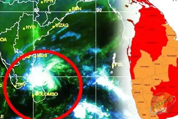 பலத்த மழை மற்றும் காற்று; மக்களே அவதானம்; செம்மஞ்சள் எச்சரிக்கை அறிவிப்பு