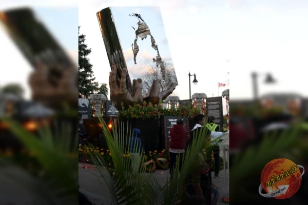 கனடா தமிழின அழிப்பு நினைவகத்தை சேதப்படுத்திய விசமிகள்; அதிர்ச்சியில் தமிழர்கள்!