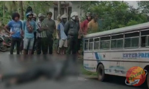 மோட்டார் சைக்கிளை பேருந்து மோதித் தள்ளியதில் ஒருவர் உயிரிழந்துள்ளதாக பொலிஸார் தெரிவித்துள்ளனர்.