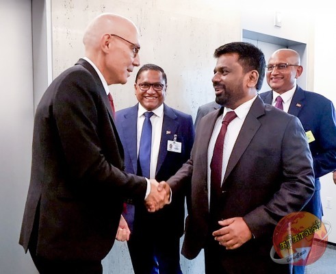 ஐக்கிய நாடுகள் மனித உரிமைகள் பேரவையின் உயர்ஸ்தானிகர் வோல்கர் டர்க்கை ஜனாதிபதி அனுரகுமார திசாநாயக்க சந்தித்து கலந்துரையாடியுள்ளார்.