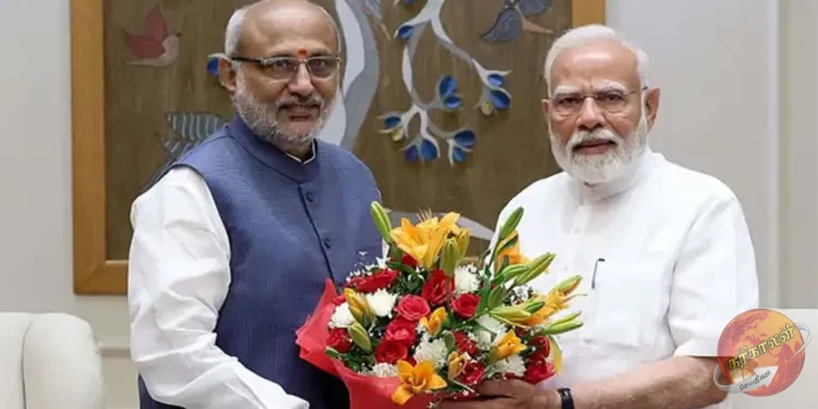 இந்தியாவின் 15 ஆவது துணைக் குடியரசுத் தலைவராக சந்திரபுரம் பொன்னுசாமி ராதாகிருஷ்ணன் பதவியேற்றார்.