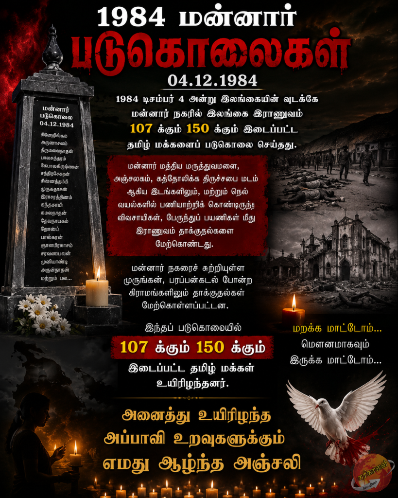 மன்னார் படுகொலை – 04.12.1984