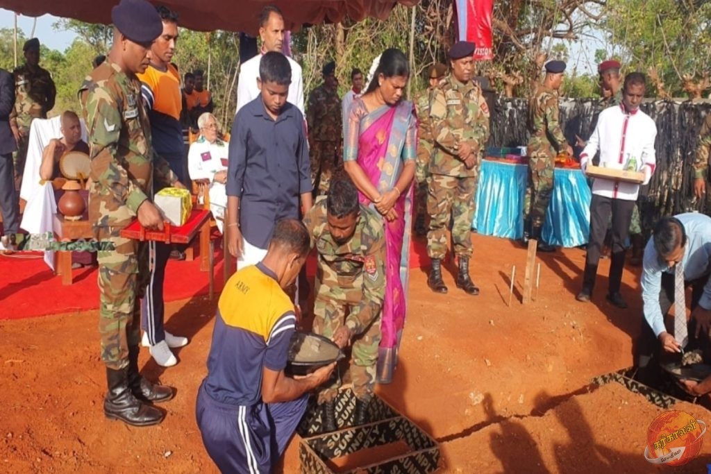 யாழில் தமிழ் இராணுவ வீரருக்கு புதிய வீடு