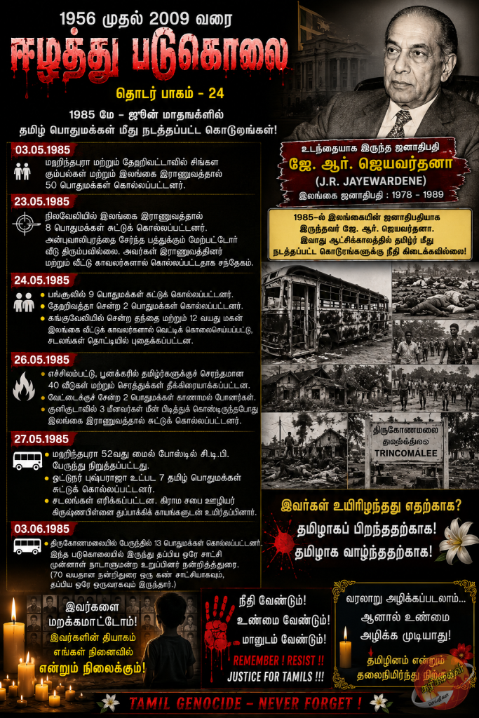 இனப்படுகொலை வரலாற்றின் தொடரில், 1985 ஆம் ஆண்டு மே