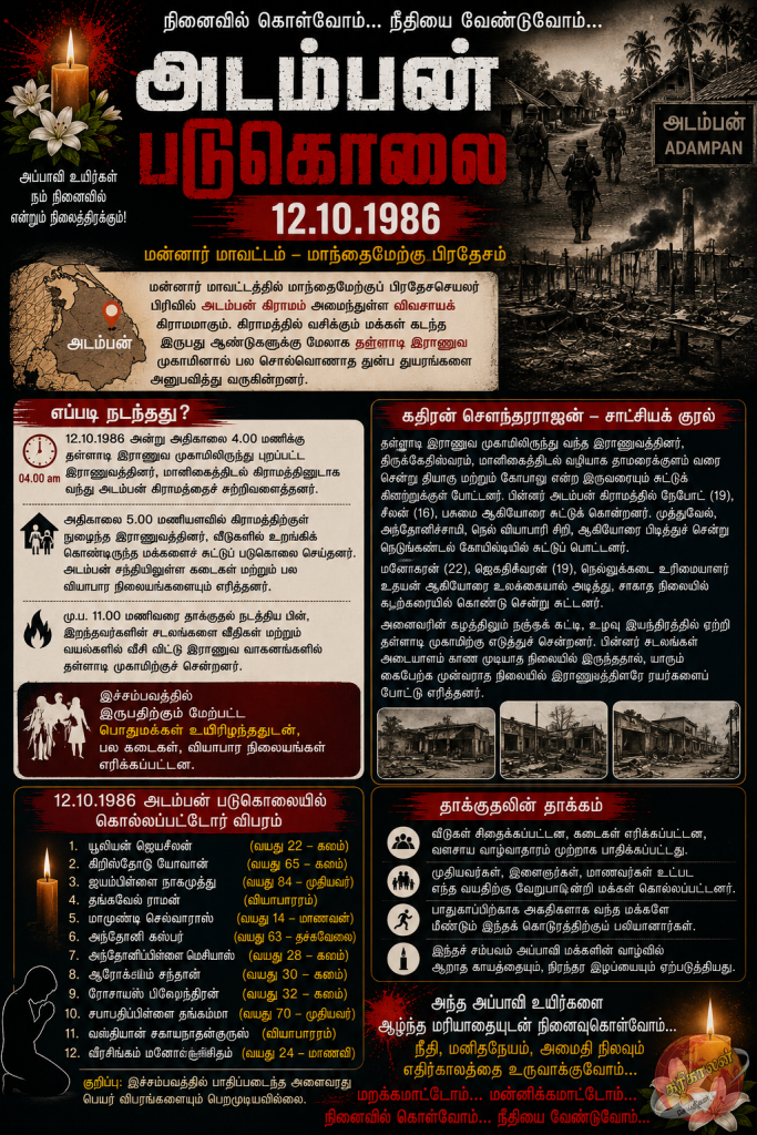 அடம்பன் படுகொலை (12.10.1986)