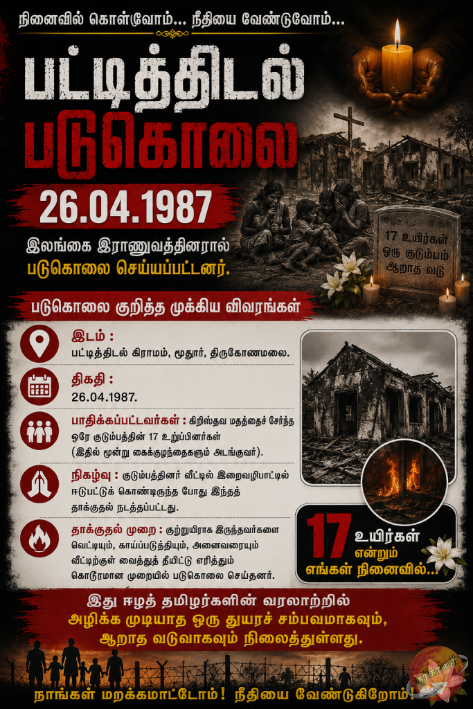 பட்டித்திடல் படுகொலை (26.04.1987)