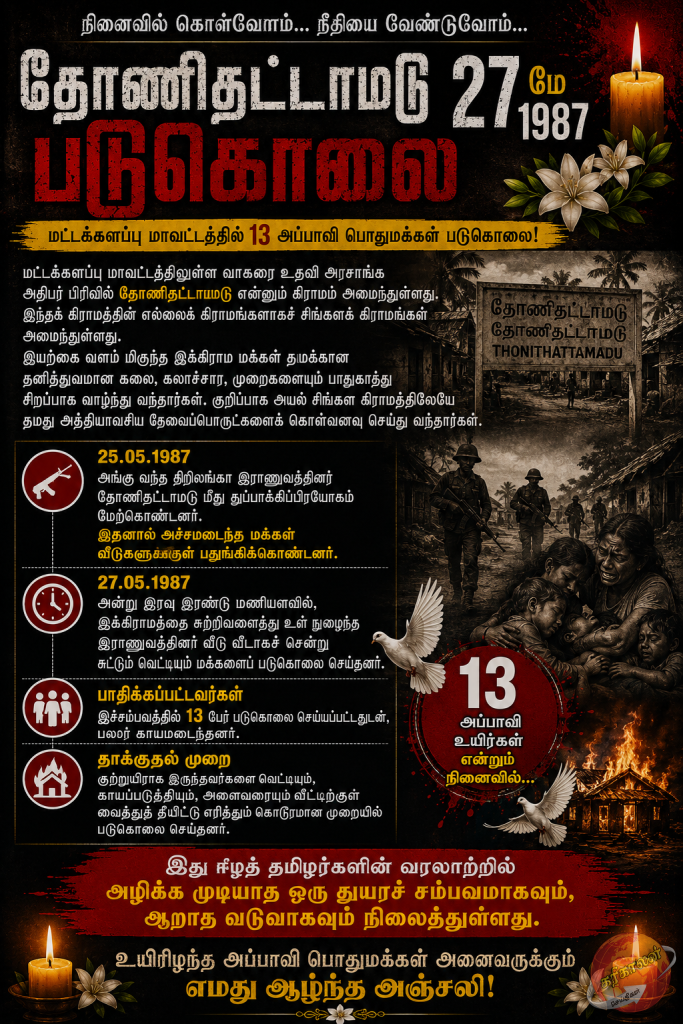 தோணிதட்டாமடு படுகொலை (27.05.1987)